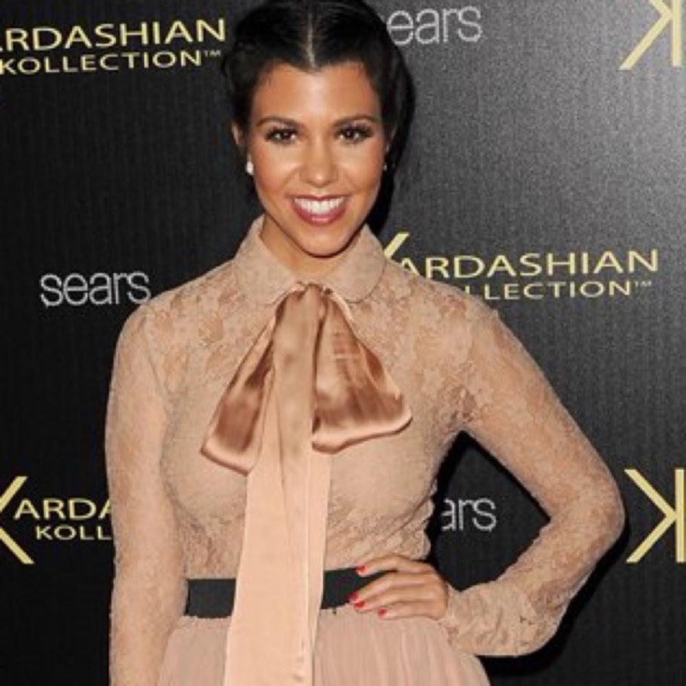 Kardashian collection blouse sz s